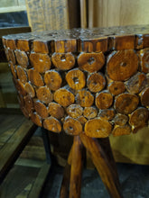 Load image into Gallery viewer, Tree log lamp table
