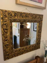 Load image into Gallery viewer, Gold gilt mirror

