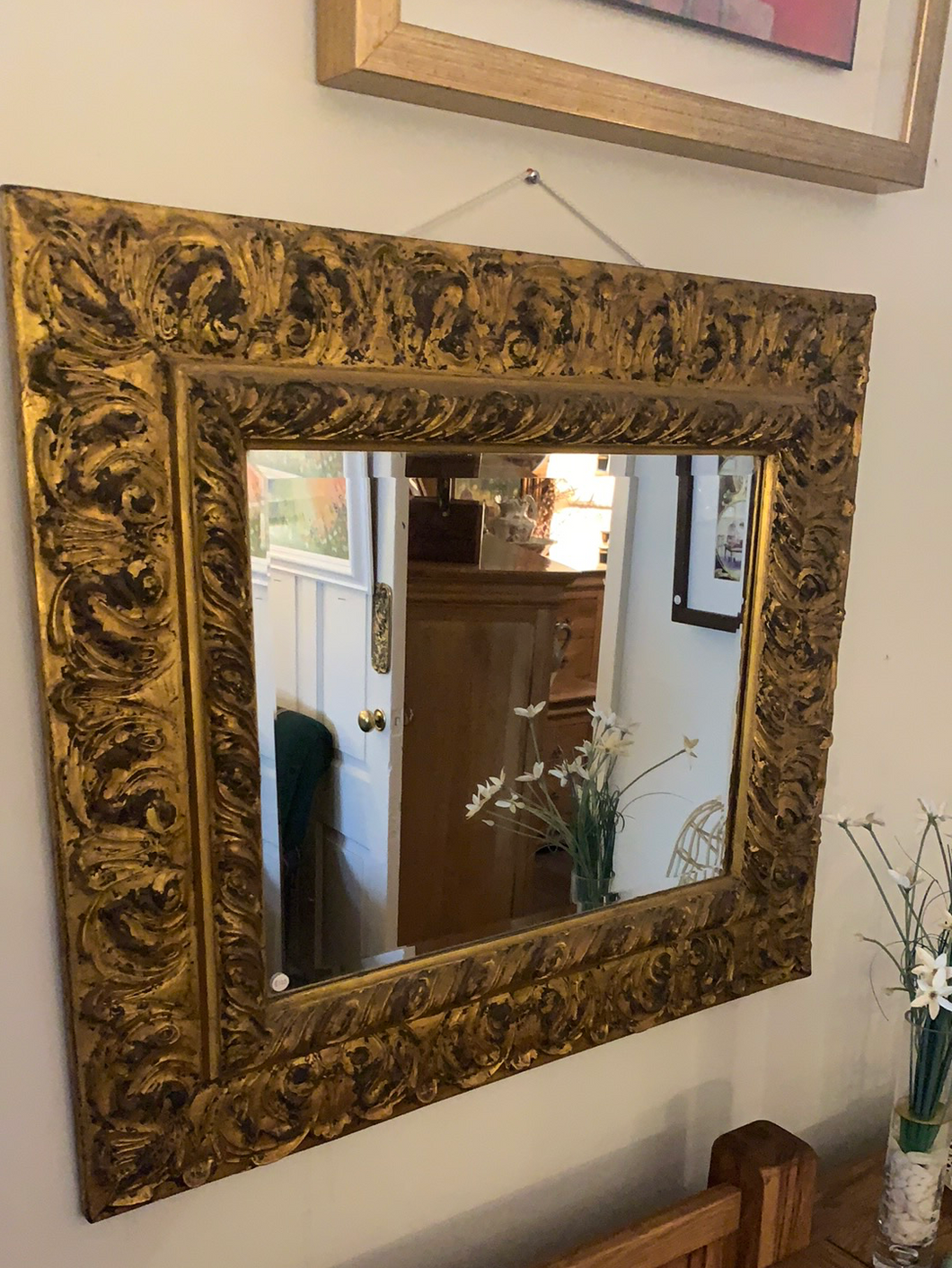 Gold gilt mirror
