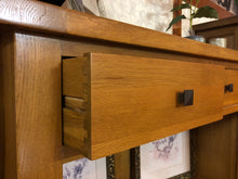 Load image into Gallery viewer, Oak console table
