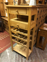 Load image into Gallery viewer, Wine rack with drawers
