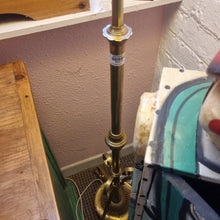 Load image into Gallery viewer, Large brass standard lamp
