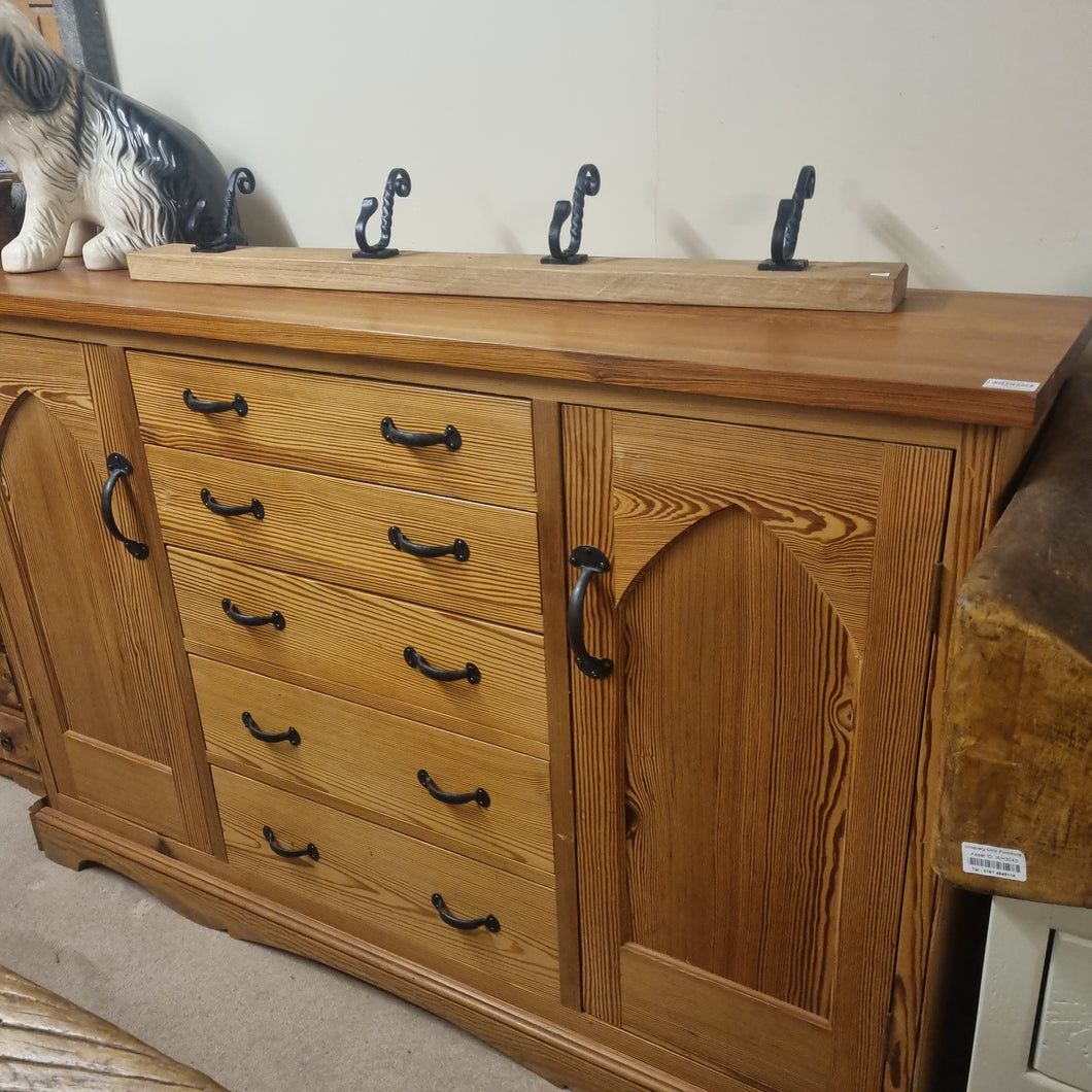 Pitch pine sideboard