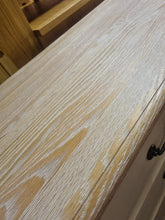 Load image into Gallery viewer, Oak part painted drawers with white wash top
