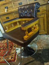 Load image into Gallery viewer, Leather barber chair
