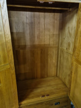 Load image into Gallery viewer, Old English oak wardrobe
