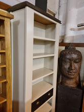 Load image into Gallery viewer, Painted rustic bookcase
