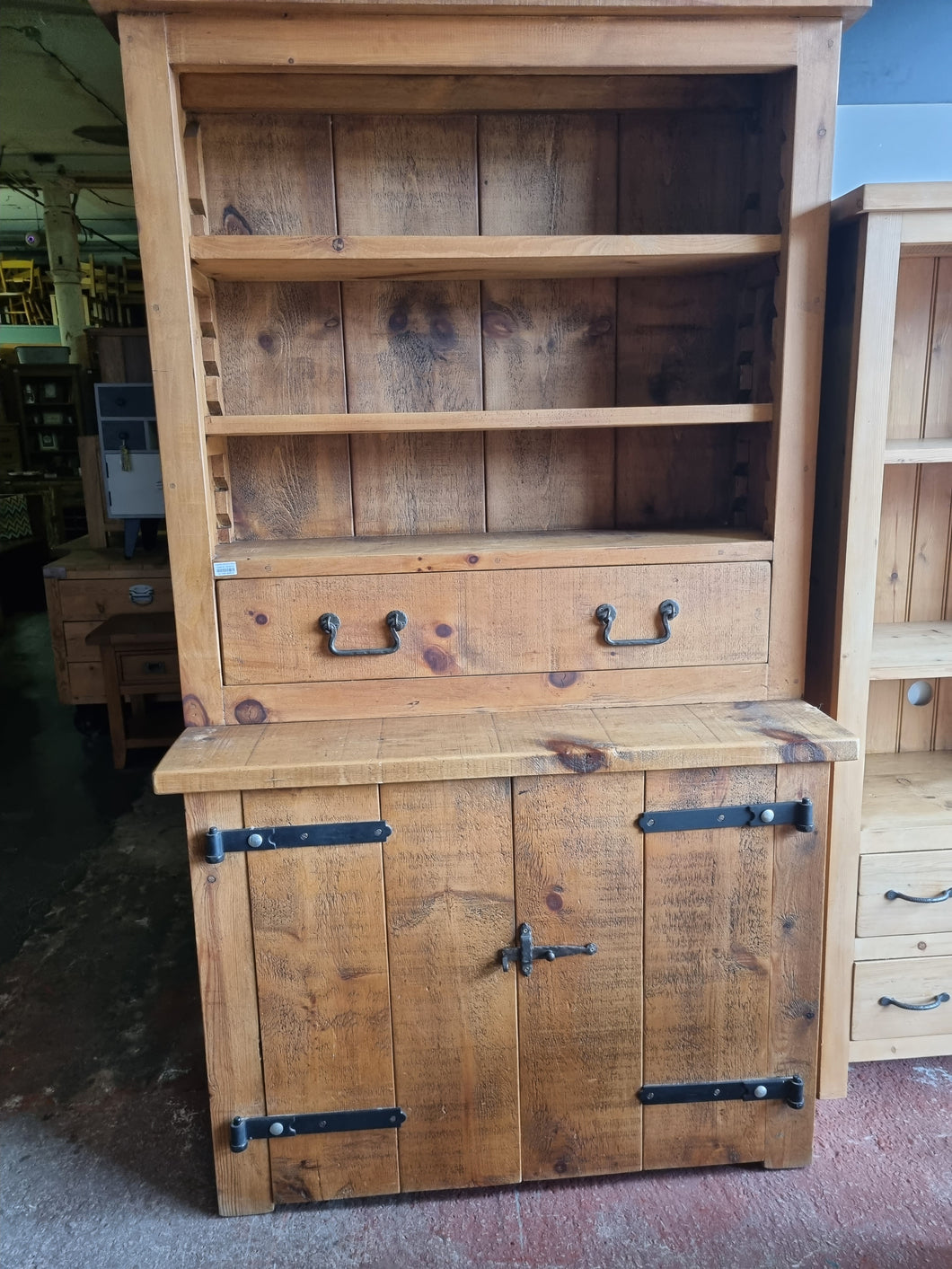 Rustic pine dresser