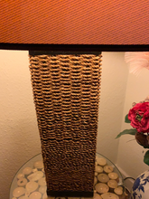 Load image into Gallery viewer, Large wicker lamp
