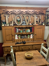 Load image into Gallery viewer, Large pine farmhouse dresser
