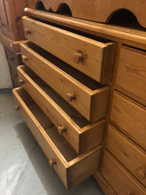 Load image into Gallery viewer, Eight drawer pine unit
