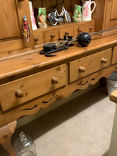 Load image into Gallery viewer, Large pine farmhouse dresser
